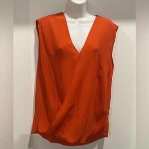 Silk Bailey 44 Orange Top Sz M in Great Condition